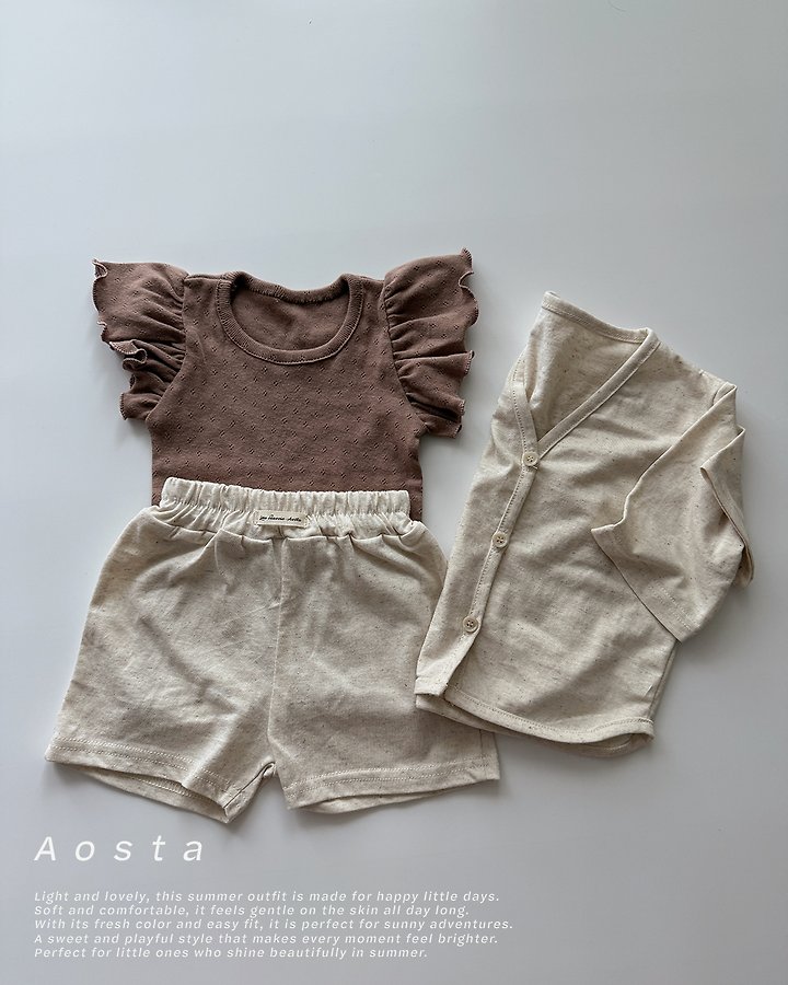 Aosta - Korean Baby Fashion - #babyoutfit - Linen Short Pants - 12