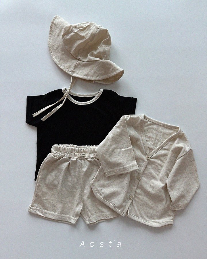 Aosta - Korean Baby Fashion - #babyoutfit - Linen Cardigan - 7