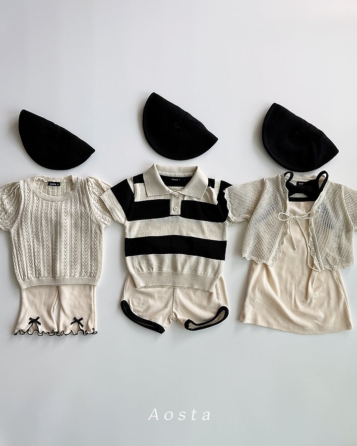 Aosta - Korean Baby Fashion - #babyoutfit - Nick Eyelet Tee - 8