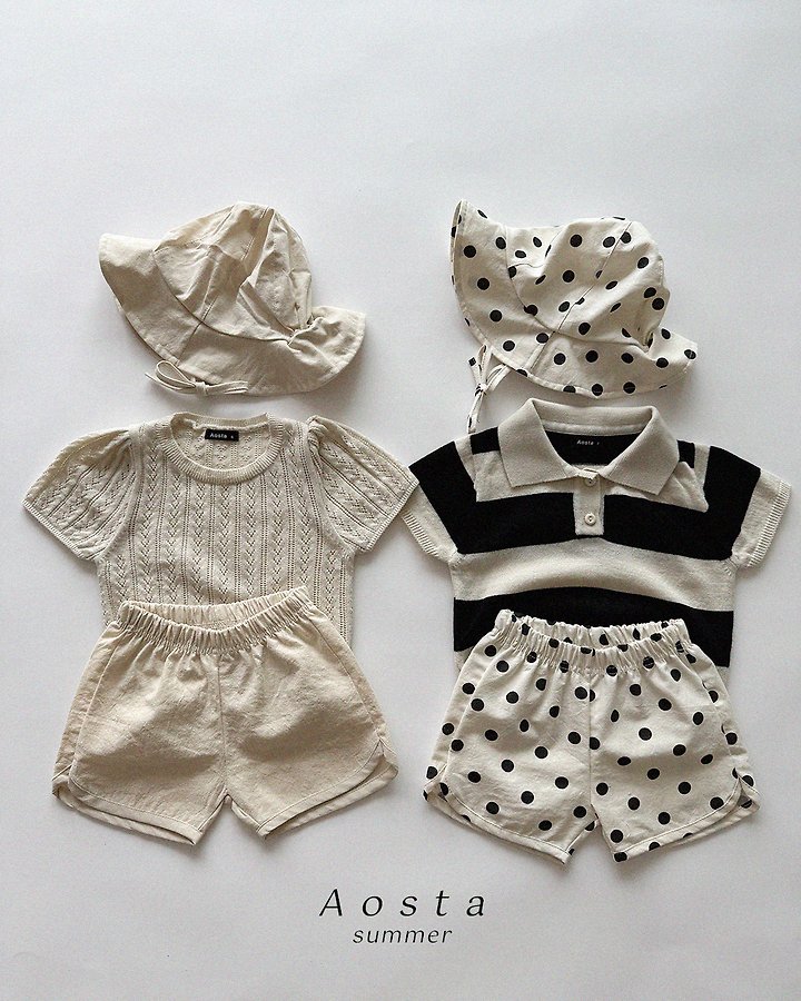 Aosta - Korean Baby Fashion - #babyoutfit - Nick Eyelet Tee - 9