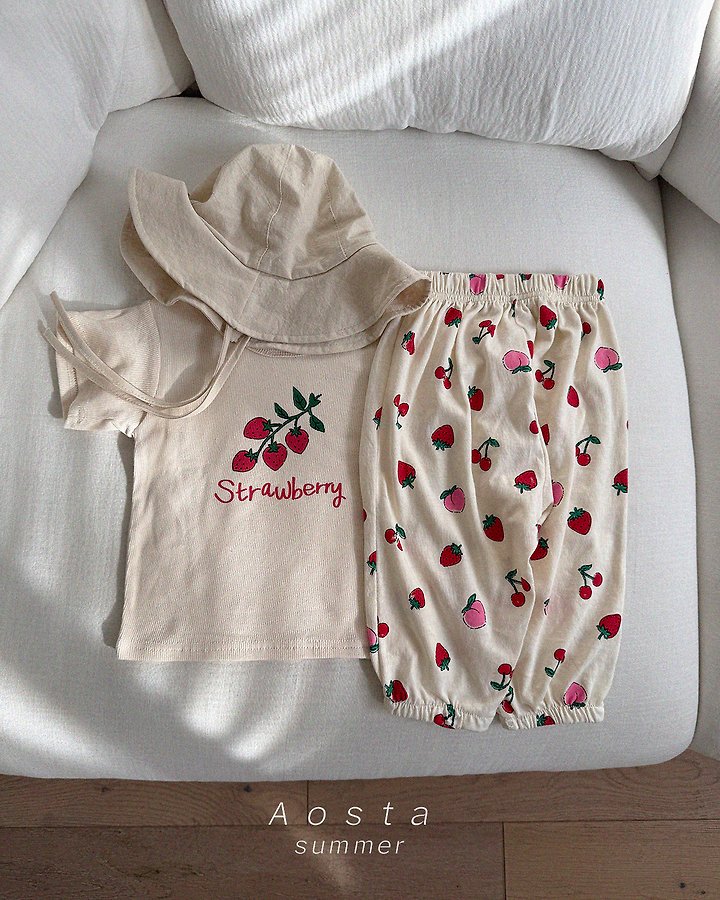 Aosta - Korean Baby Fashion - #babyoutfit - Fruit Tee - 4