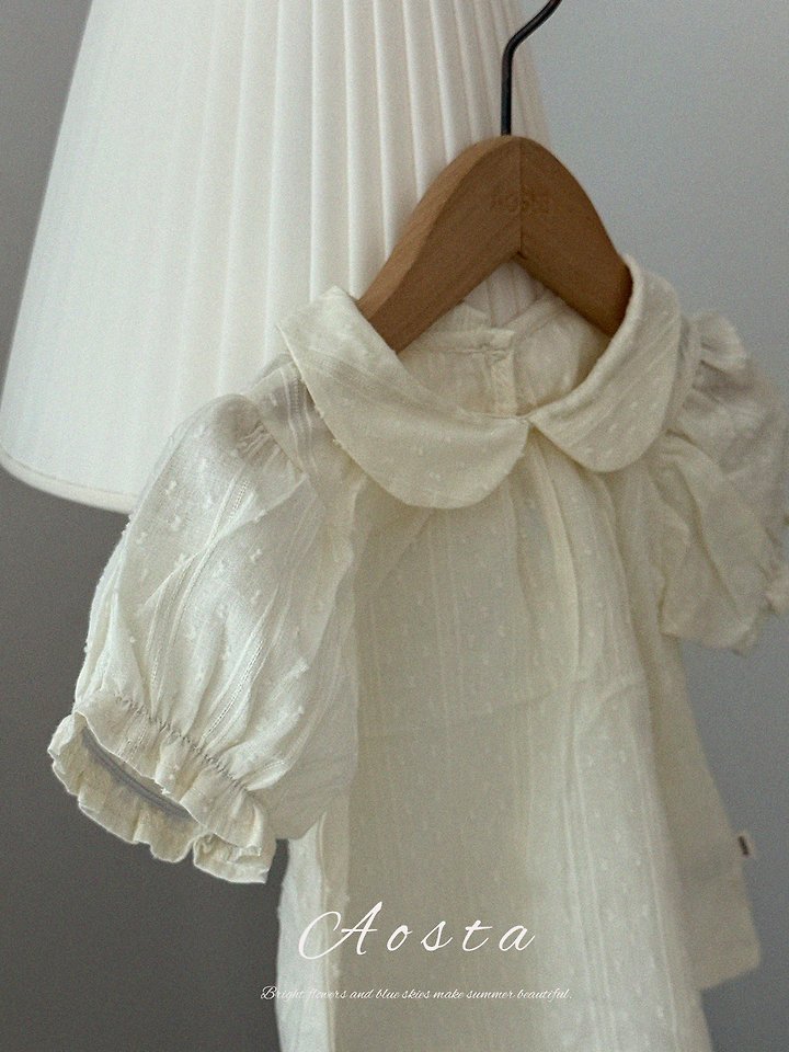 Aosta - Korean Baby Fashion - #babyoutfit - Collar Blouse - 3