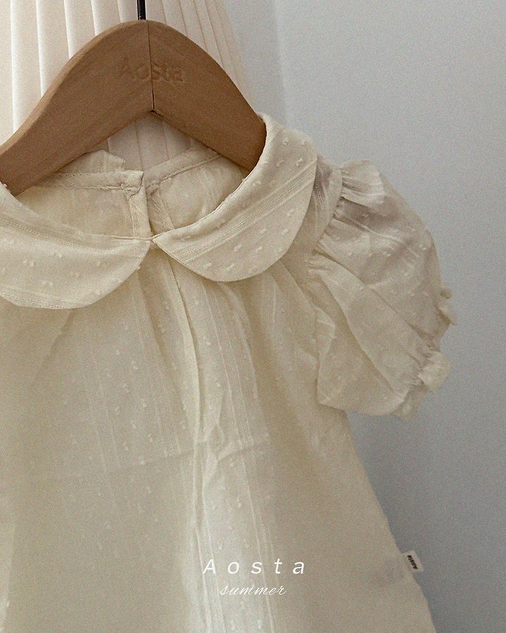 Aosta - Korean Baby Fashion - #babyoutfit - Collar Blouse - 4