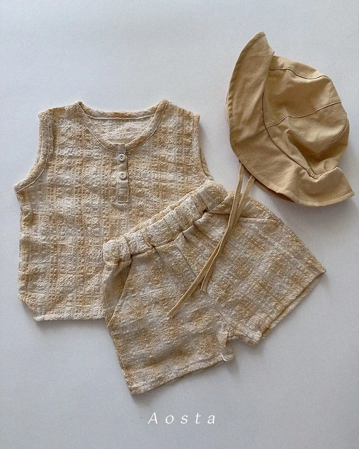 Aosta - Korean Baby Fashion - #babyoutfit - Check Shirt - 4
