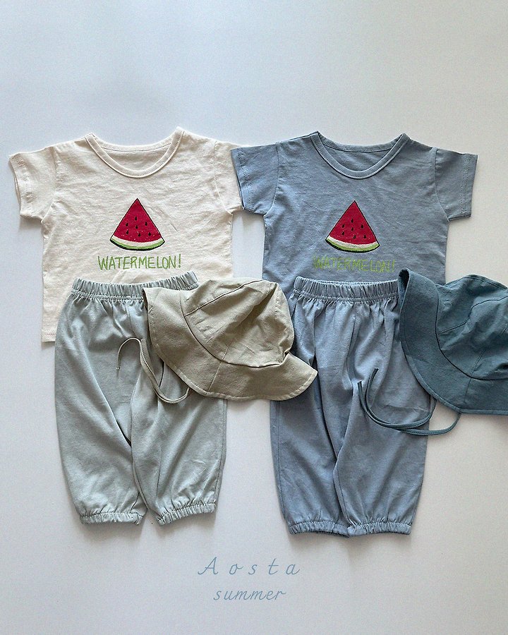 Aosta - Korean Baby Fashion - #babywear - Watermelon Tee - 3