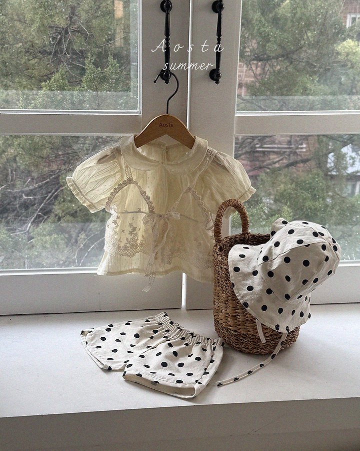 Aosta - Korean Baby Fashion - #babywear - Lace Open Bustier - 5