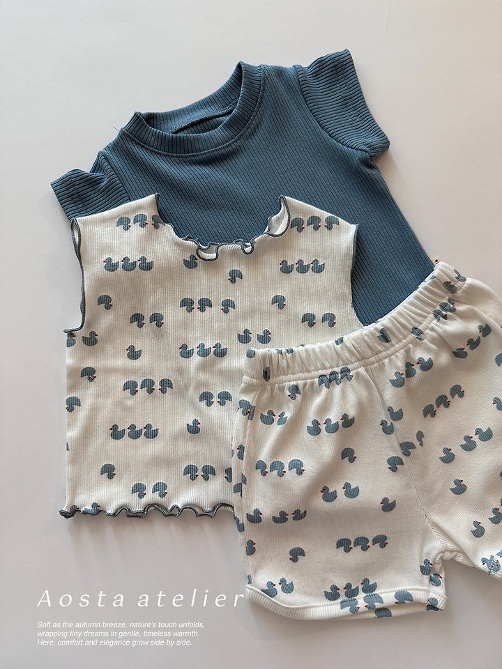 Aosta - Korean Baby Fashion - #babywear - Ribbed Love Sleeveless - 8