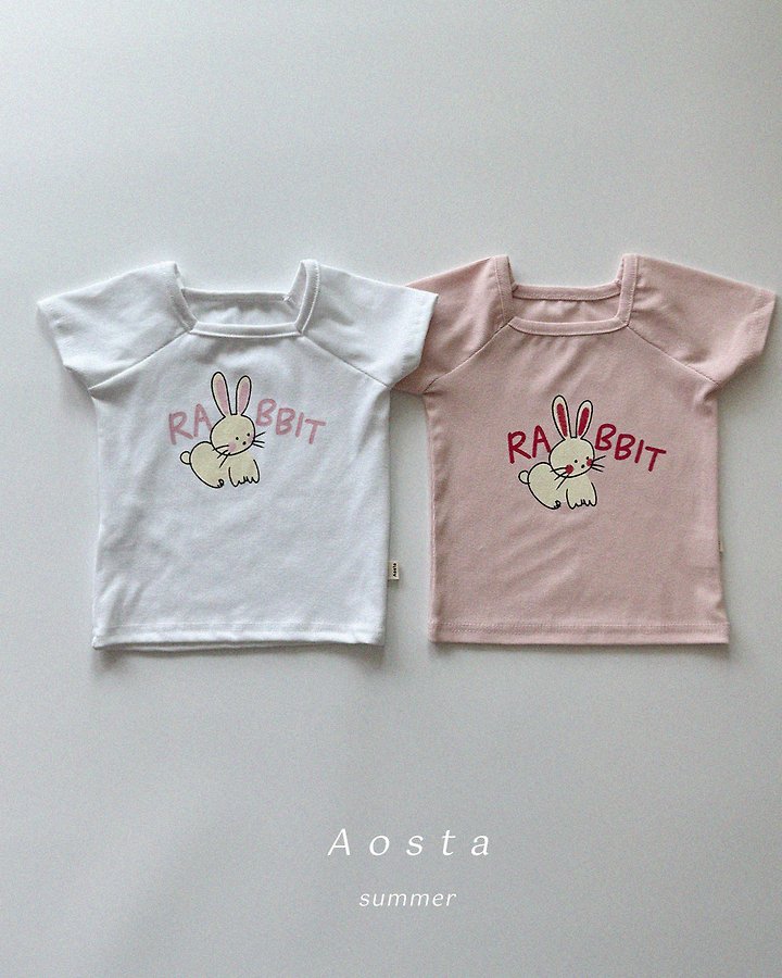 Aosta - Korean Baby Fashion - #onlinebabyboutique - Rabbit Tee