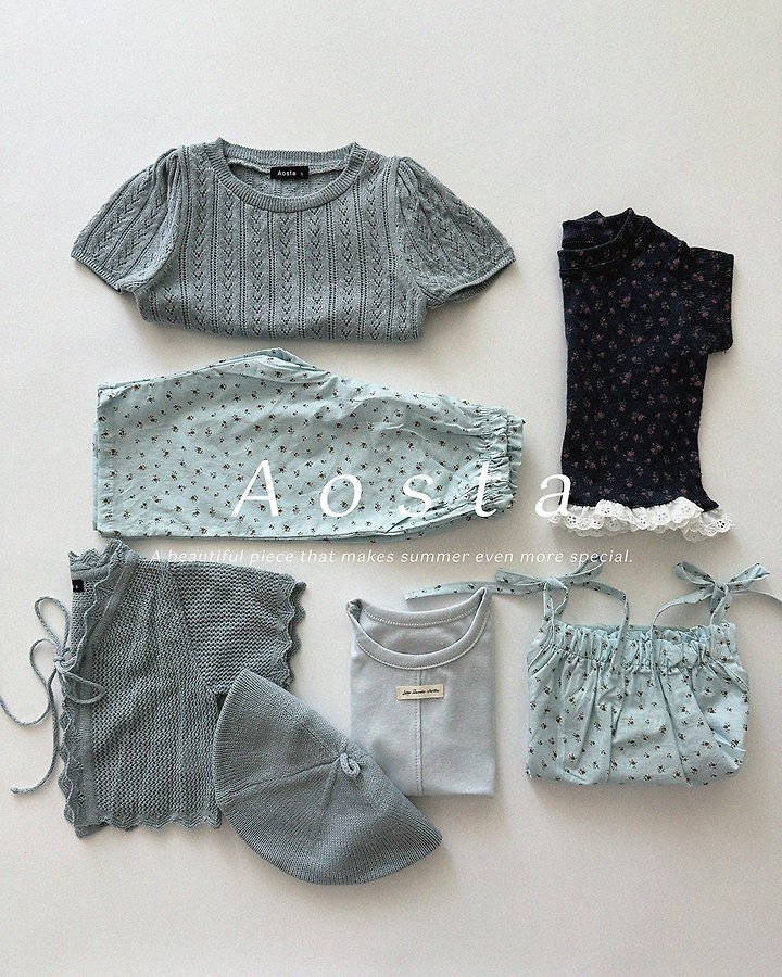 Aosta - Korean Baby Fashion - #onlinebabyboutique - Nick Eyelet Tee - 11