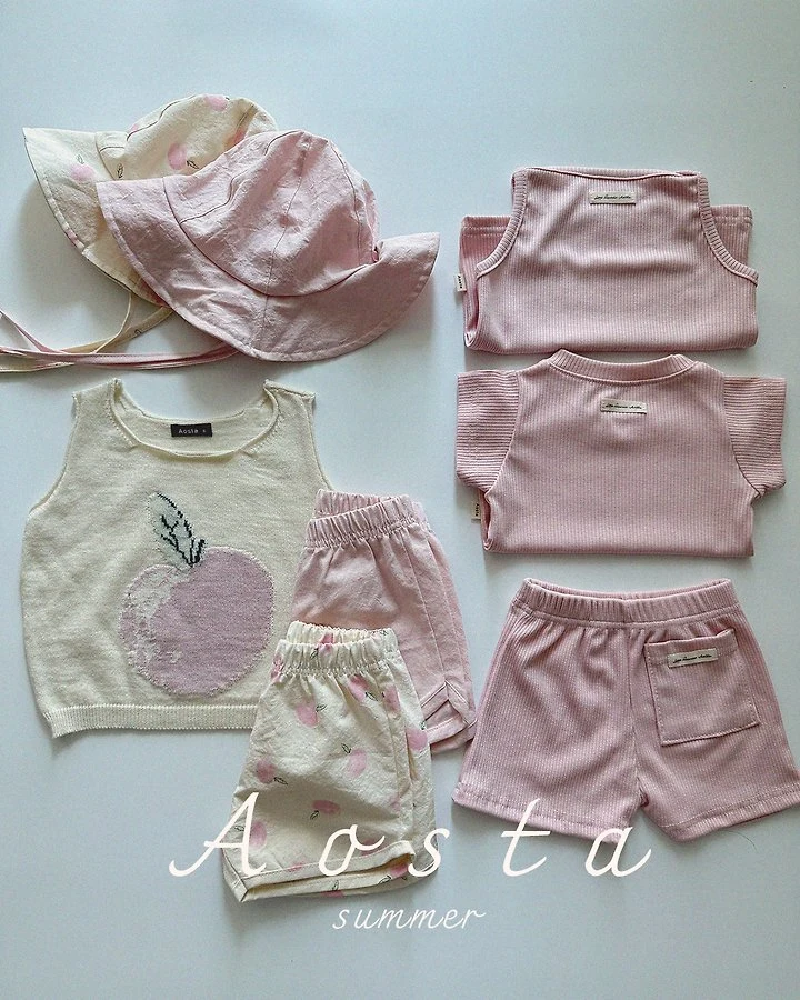 Aosta - Korean Baby Fashion - #onlinebabyboutique - Knit Fruit Vest - 9