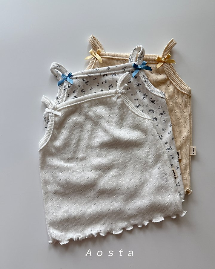 Aosta - Korean Baby Fashion - #onlinebabyboutique - Camellia Sleeveless