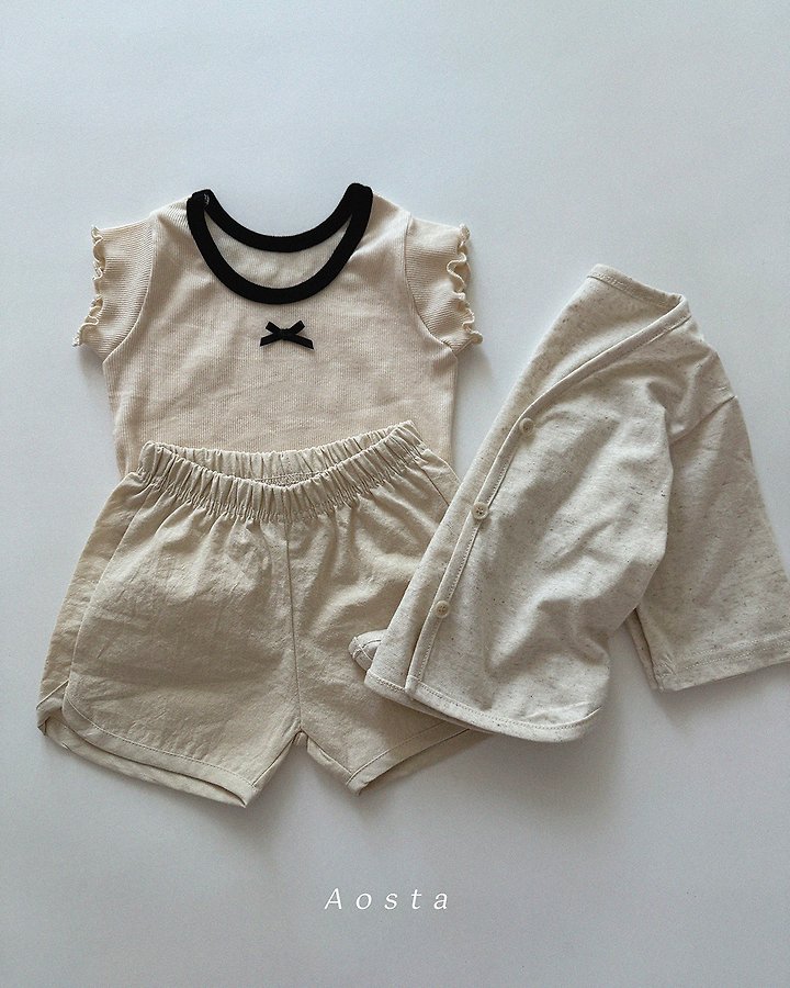 Ribbed Ribbon Tee by Aosta for Baby - view 12