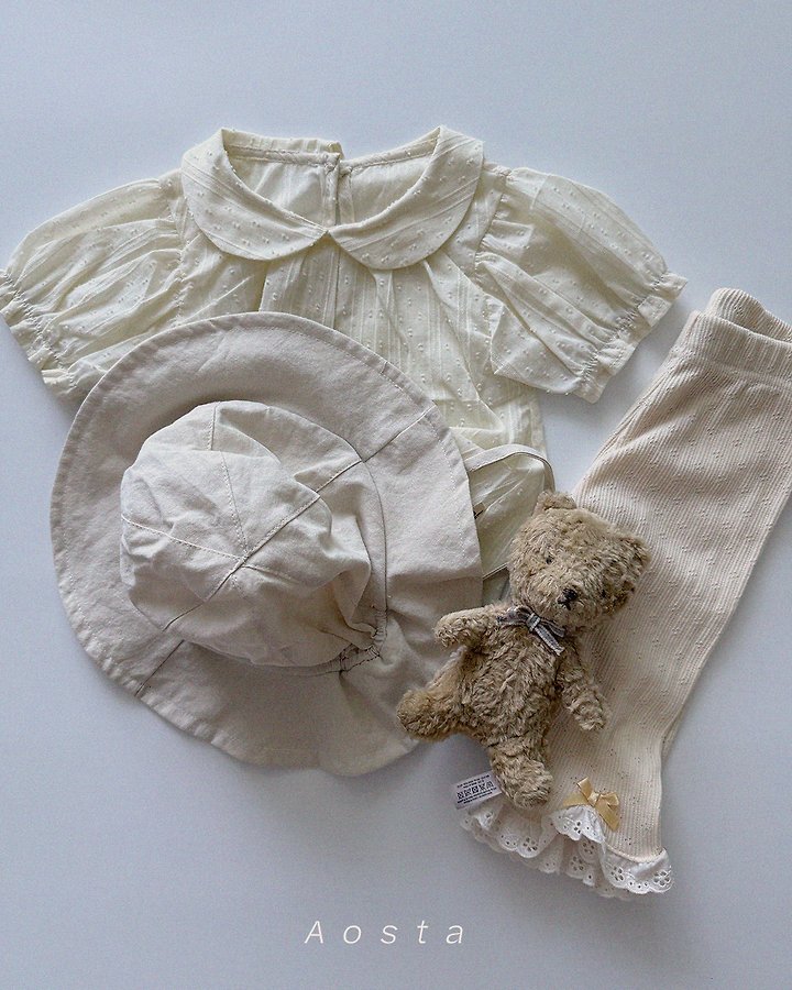 Aosta - Korean Baby Fashion - #onlinebabyboutique - Collar Blouse - 6