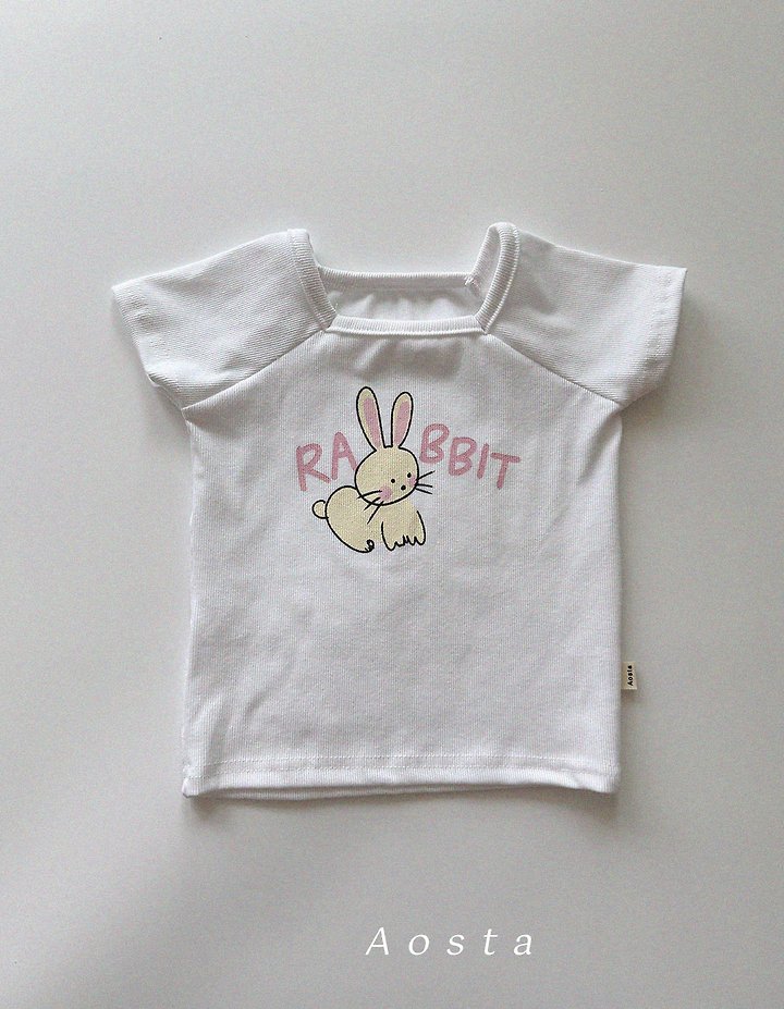 Aosta - Korean Baby Fashion - #onlinebabyshop - Rabbit Tee - 2