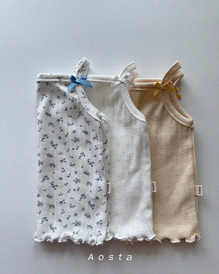 Aosta - Korean Baby Fashion - #onlinebabyshop - Camellia Sleeveless - 2