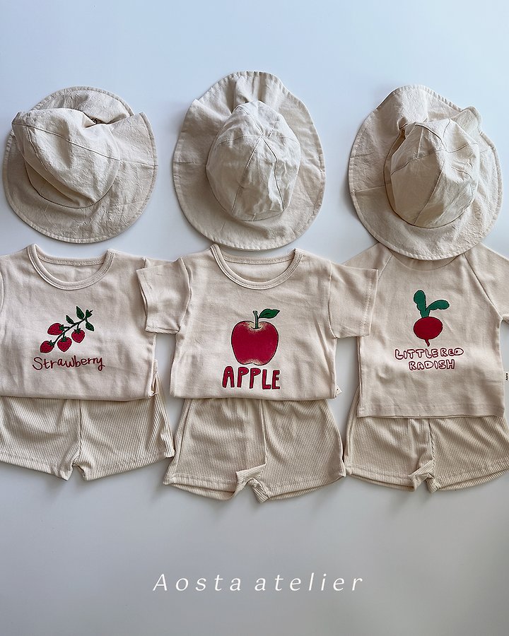 Aosta - Korean Baby Fashion - #onlinebabyshop - Fruit Tee - 7