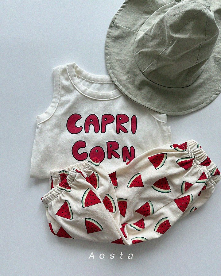 Aosta - Korean Baby Fashion - #onlinebabyshop - Capricorn Sleeveless Tee - 8