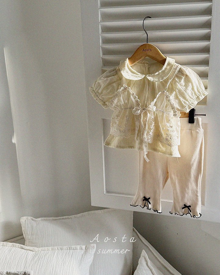 Aosta - Korean Baby Fashion - #onlinebabyshop - Collar Blouse - 7