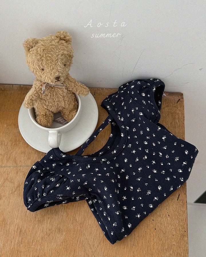 Aosta - Korean Baby Fashion - #smilingbaby - Open-Back Puff Blouse - 3