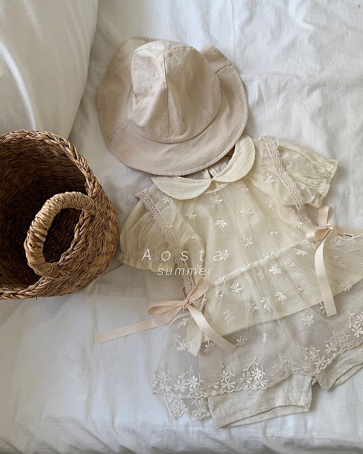 Aosta - Korean Baby Fashion - #smilingbaby - Lace Vest - 5