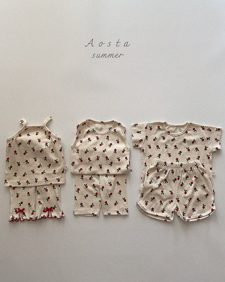 Aosta - Korean Baby Fashion - #smilingbaby - Ribbed Strap Sleeveless - 9