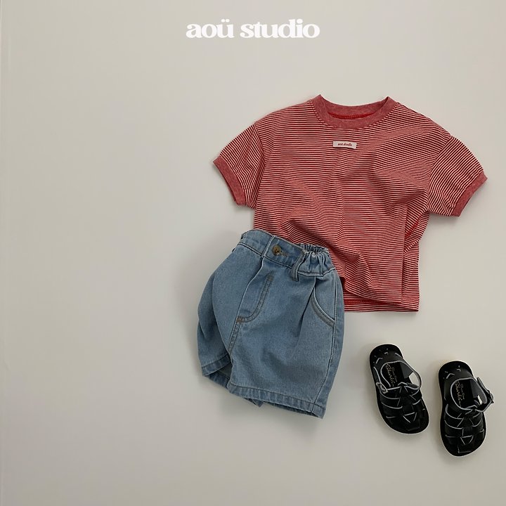 Aou Studio - Korean Baby Fashion - #babyboutique - Mini Stripe Tee - 7