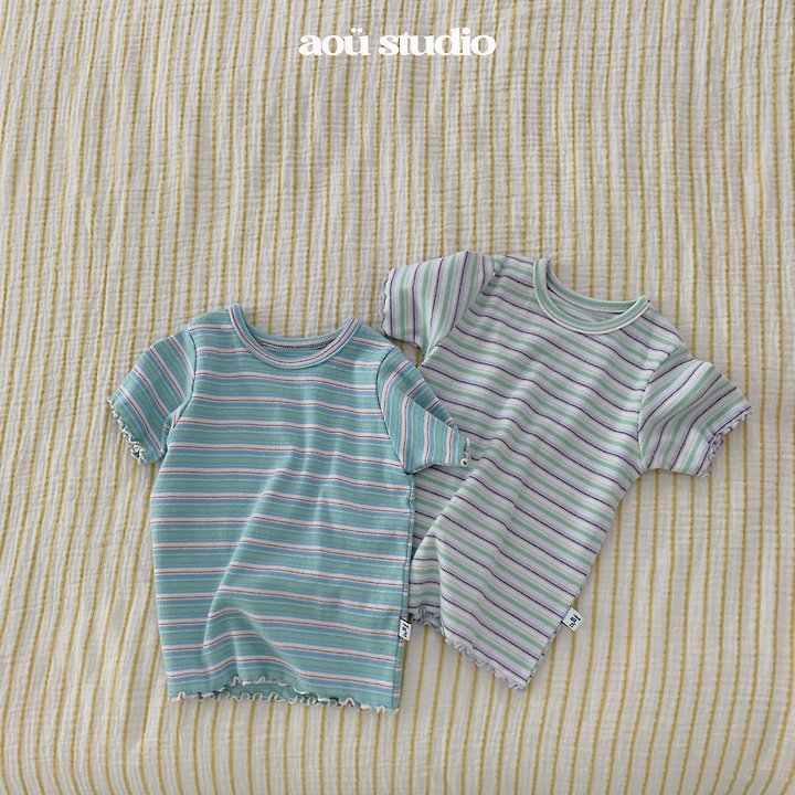 Aou Studio - Korean Baby Fashion - #babyclothing - Soda Frill Tee