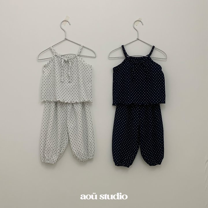 Aou Studio - Korean Baby Fashion - #babyclothing - Dot Set
