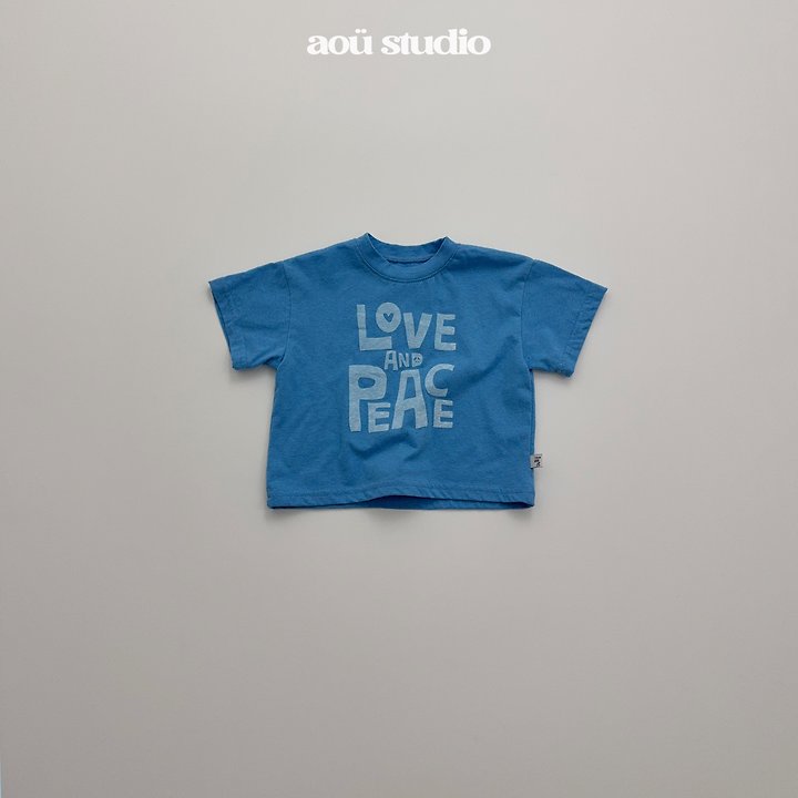 Aou Studio - Korean Baby Fashion - #babyclothing - Love & Peace Tee - 3