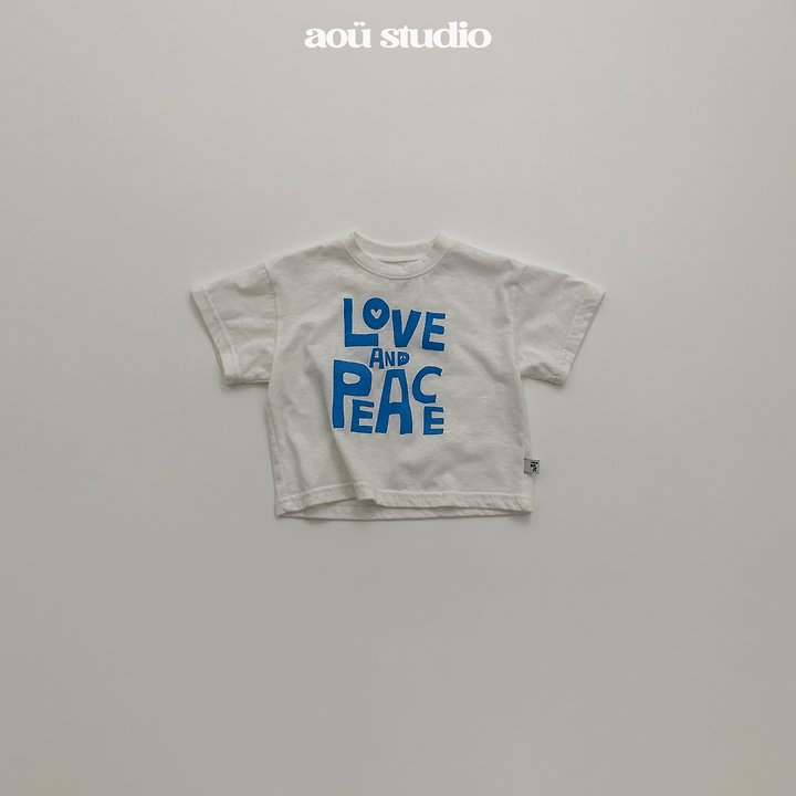 Aou Studio - Korean Baby Fashion - #babyclothing - Love & Peace Tee - 4