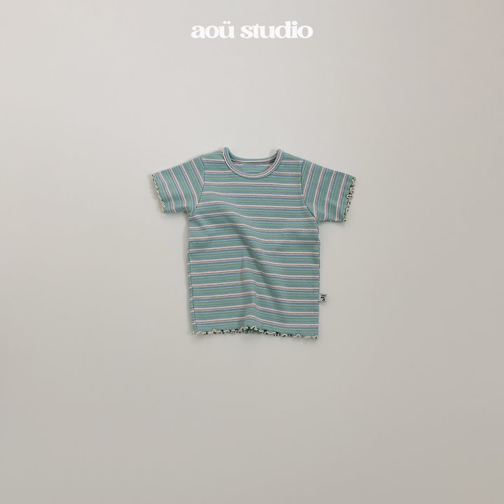 Aou Studio - Korean Baby Fashion - #babyfever - Soda Frill Tee - 3