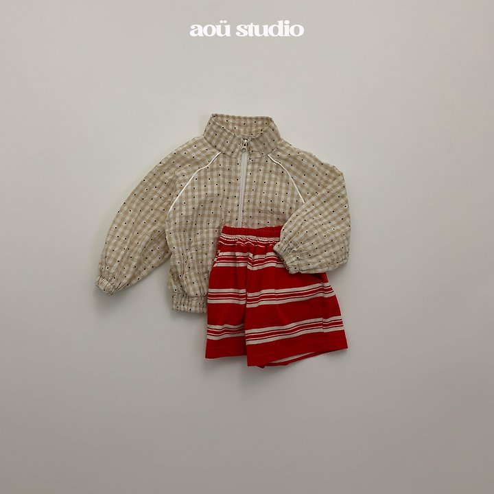 Aou Studio - Korean Baby Fashion - #babyfever - Nori Stripe Set - 7