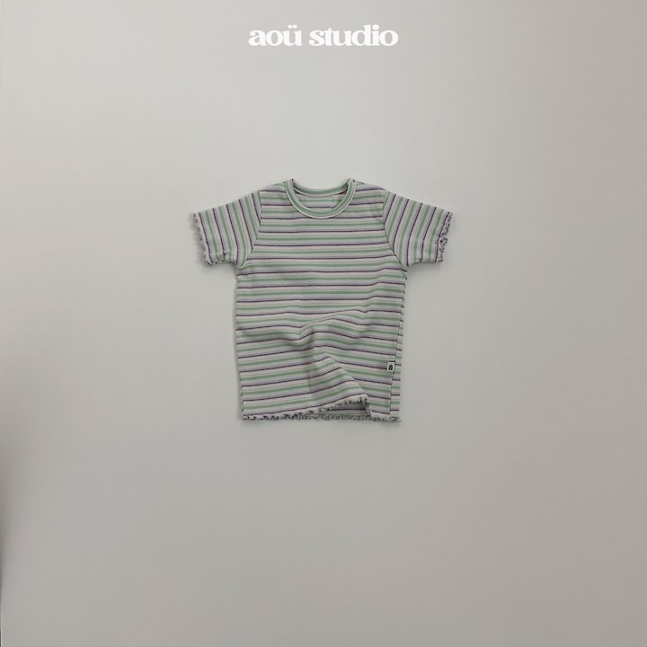 Aou Studio - Korean Baby Fashion - #babyfever - Soda Frill Tee - 4
