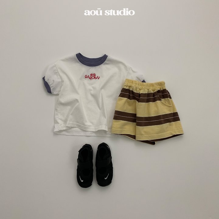 Aou Studio - Korean Baby Fashion - #babygirlfashion - Nori Stripe Set - 8