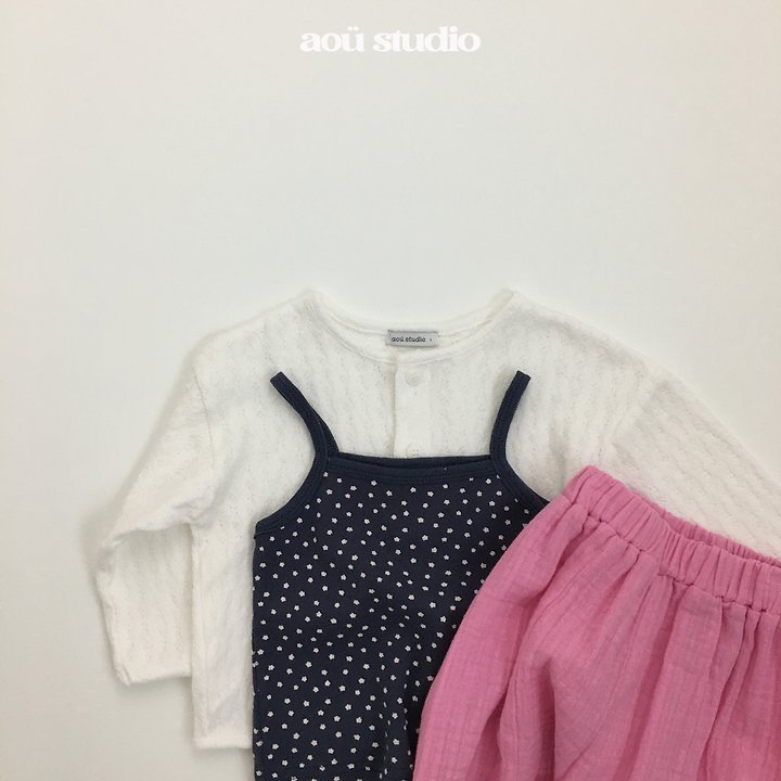 Aou Studio - Korean Baby Fashion - #babylifestyle - Daisy Sleeveless - 12