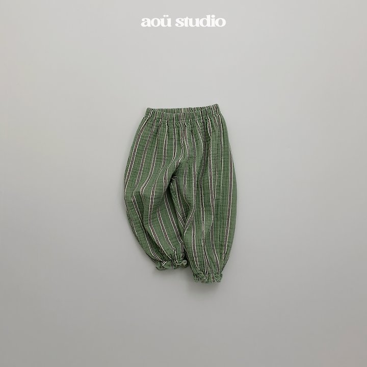 Aou Studio - Korean Baby Fashion - #babylifestyle - Hie Stripe Jogger Pants - 3