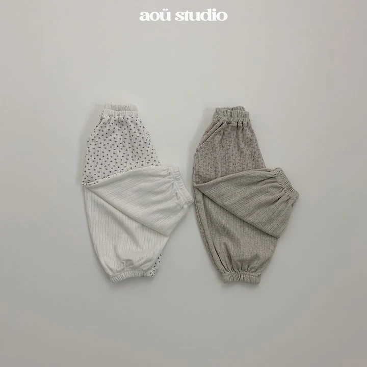 Aou Studio - Korean Baby Fashion - #babylifestyle - Rose Jogger Pants