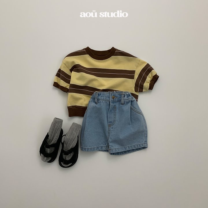 Aou Studio - Korean Baby Fashion - #babylifestyle - Nori Stripe Set - 9