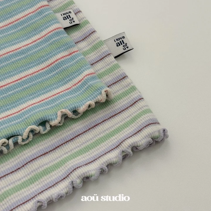 Aou Studio - Korean Baby Fashion - #babyoninstagram - Soda Frill Tee - 6