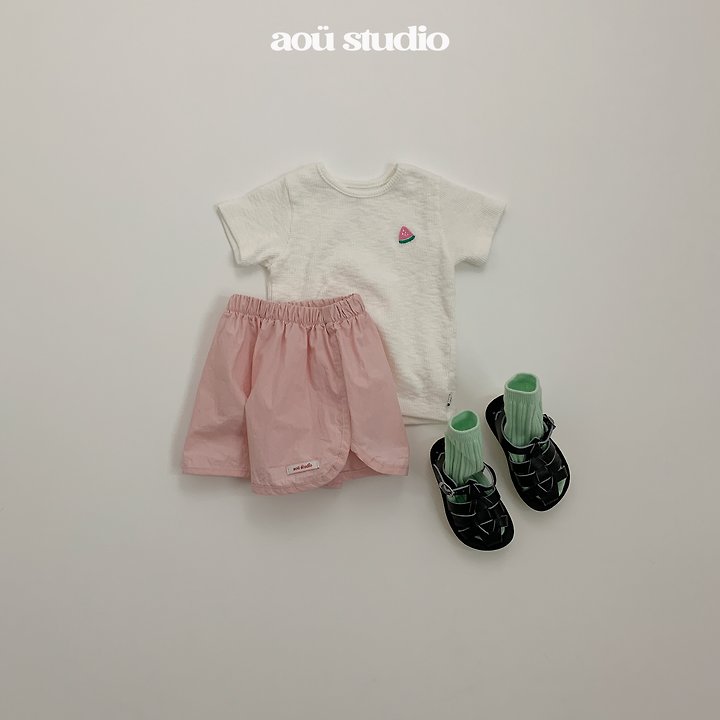 Aou Studio - Korean Baby Fashion - #babyoninstagram - Watermelon Rib Tee - 12
