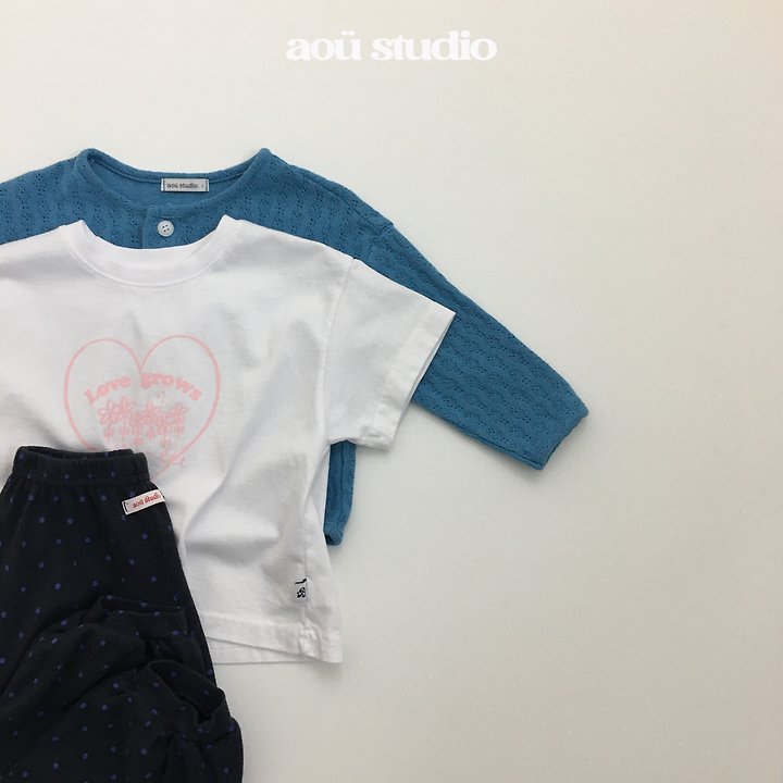 Aou Studio - Korean Baby Fashion - #babyootd - Grow Tee - 9