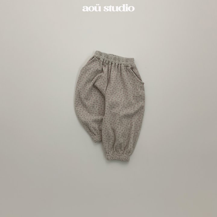 Aou Studio - Korean Baby Fashion - #babyootd - Rose Jogger Pants - 3