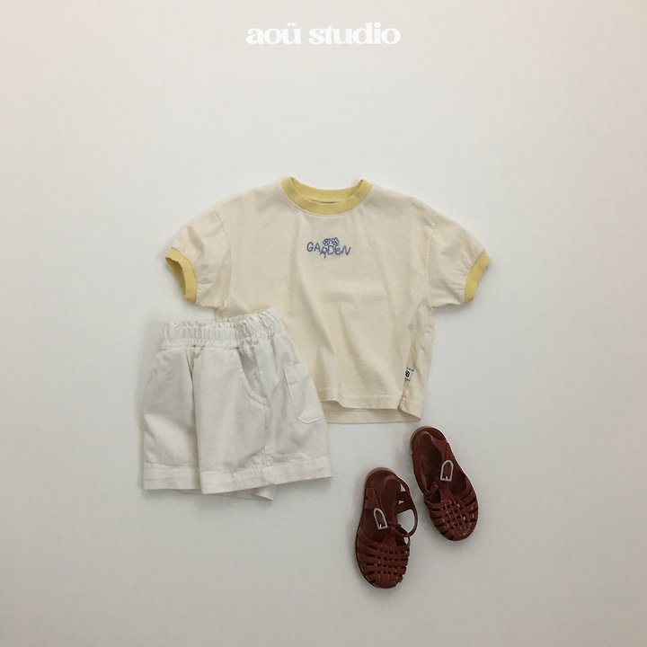 Aou Studio - Korean Baby Fashion - #babyoutfit - Garden Tee - 12