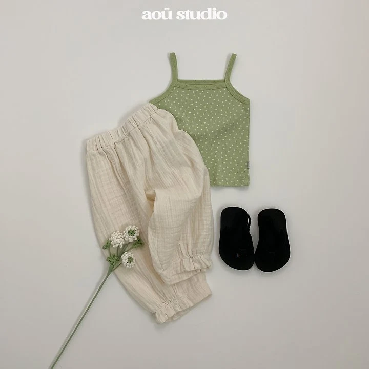 Aou Studio - Korean Baby Fashion - #babyoutfit - Aco Shirring Pants - 7