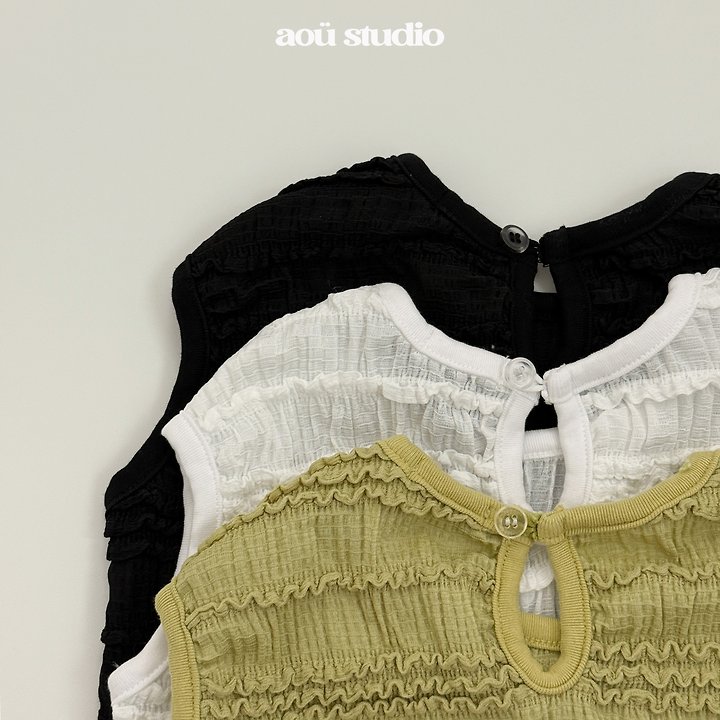 Aou Studio - Korean Baby Fashion - #babyoutfit - Flo Sleeveless - 4