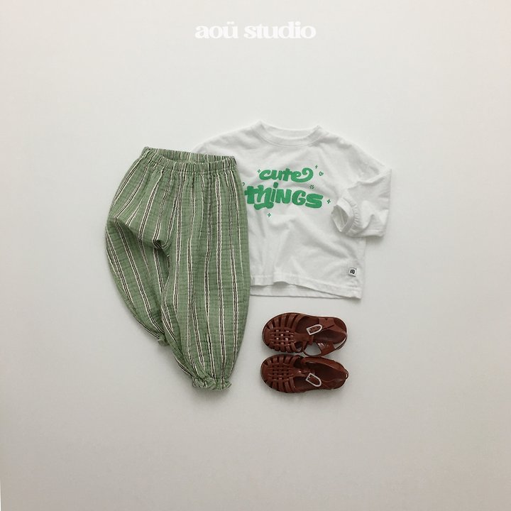 Aou Studio - Korean Baby Fashion - #babyoutfit - Cutie Tee - 10