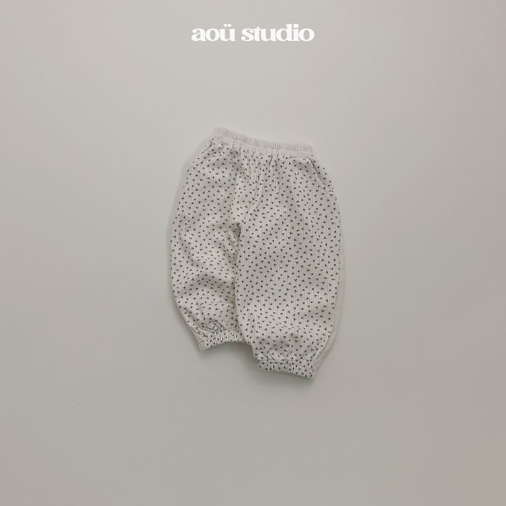Aou Studio - Korean Baby Fashion - #babyootd - Rose Jogger Pants - 4
