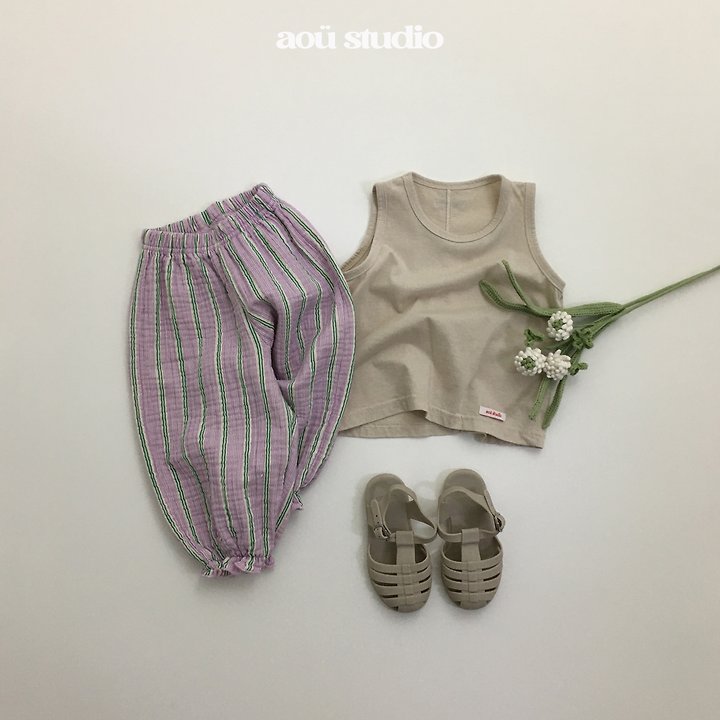 Aou Studio - Korean Baby Fashion - #babyoutfit - Iro Sleeveless - 11