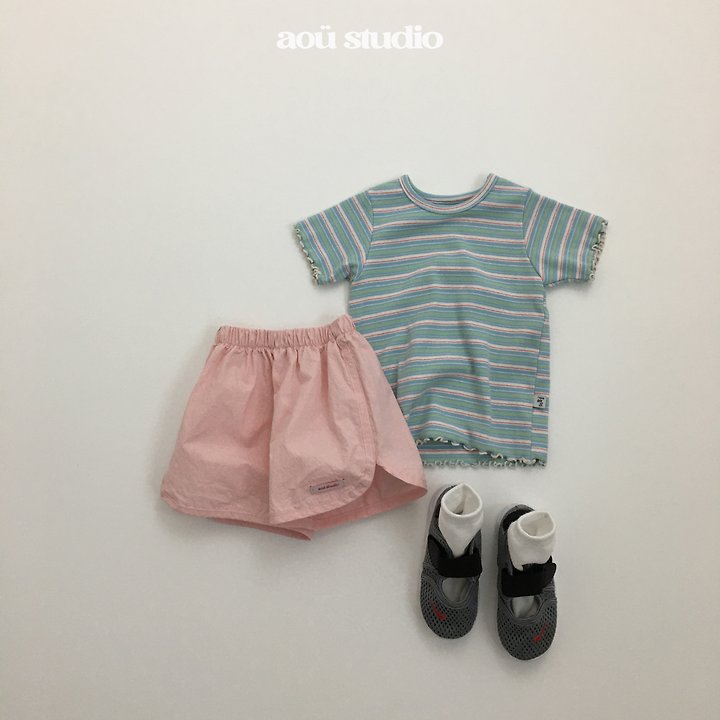 Aou Studio - Korean Baby Fashion - #babywear - Soda Frill Tee - 10