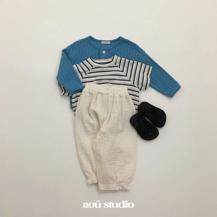 Aou Studio - Korean Baby Fashion - #onlinebabyboutique - Aco Shirring Pants - 9